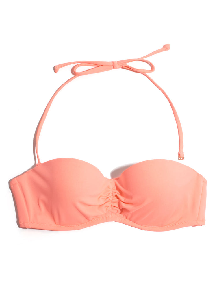 Swim Secret Bandeau Bikini Top | Peach Luster SWM SAS 