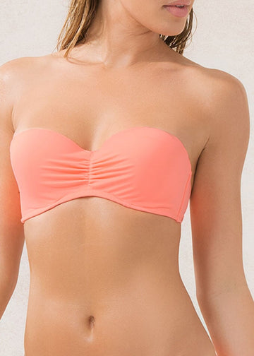 Swim Secret Bandeau Bikini Top | Peach Luster SWM SAS Peach Luster 36B 