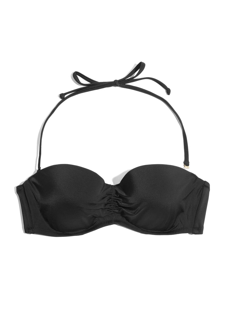 Swim Secret Bandeau Bikini Top | Black Hue SWM SAS 