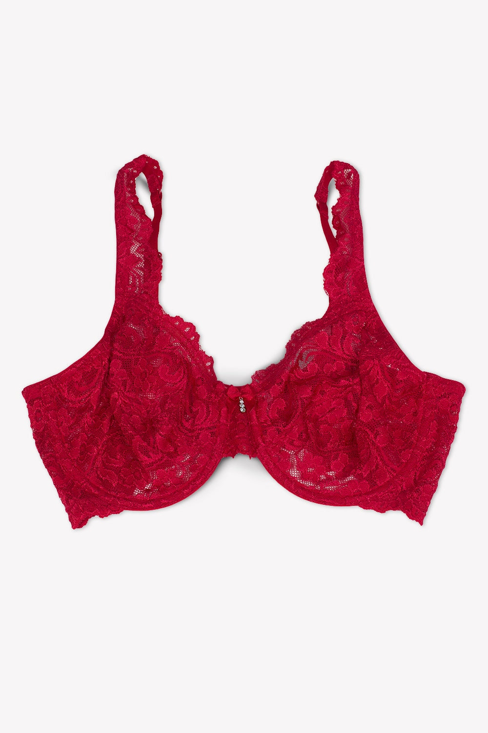 Signature Lace Unlined Underwire Bra | No No Red  Smart & Sexy