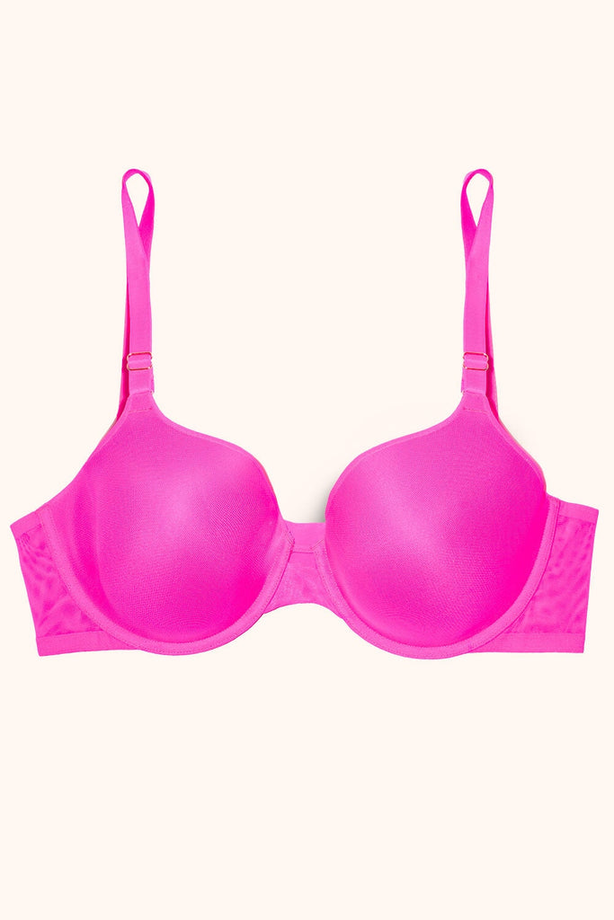 Everyday Invisible Full Coverage T-Shirt Bra | Electric Pink BRA SAS 