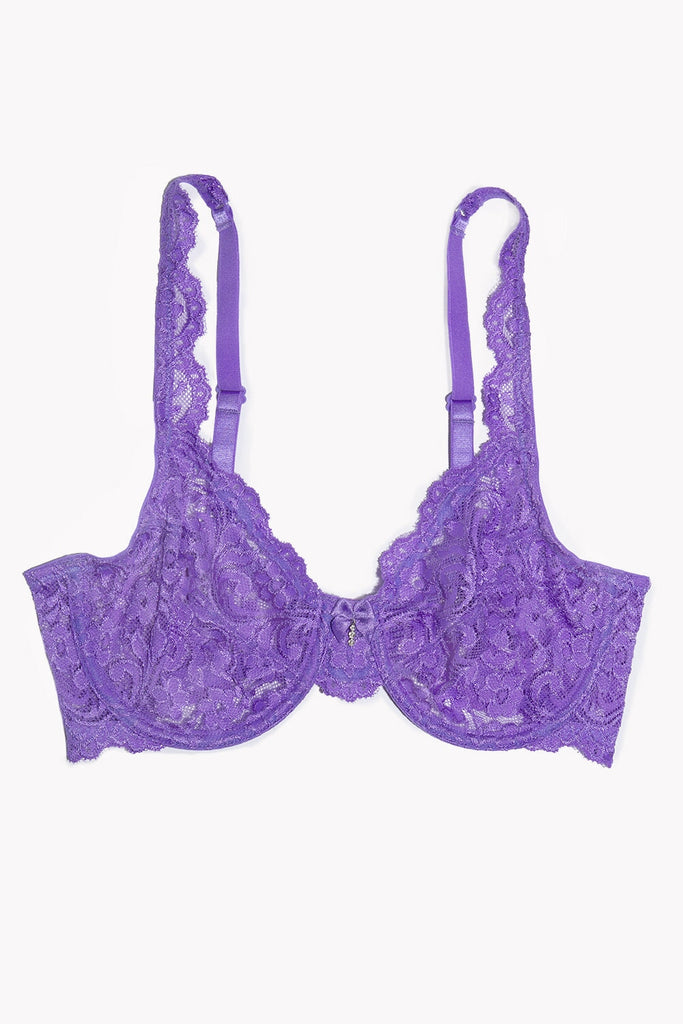 Signature Lace Unlined Underwire Bra | New Violet BRA SAS 