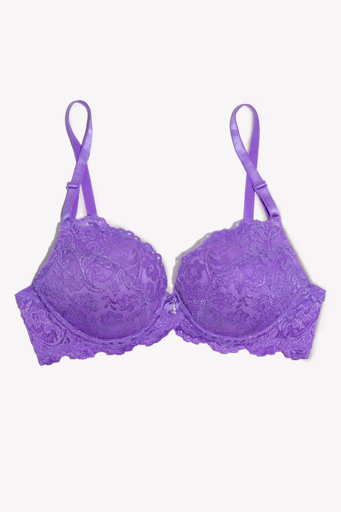 Signature Lace Push-Up Bra | New Violet BRA SAS 
