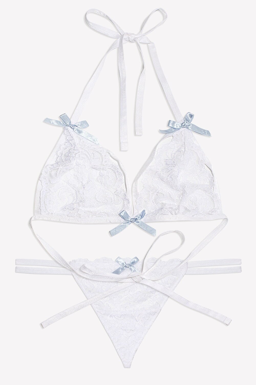 Smart & Sexy Lace Matching Bra & Panty Set in White Smart & Sexy Lace Matching Bra & Panty Set in White