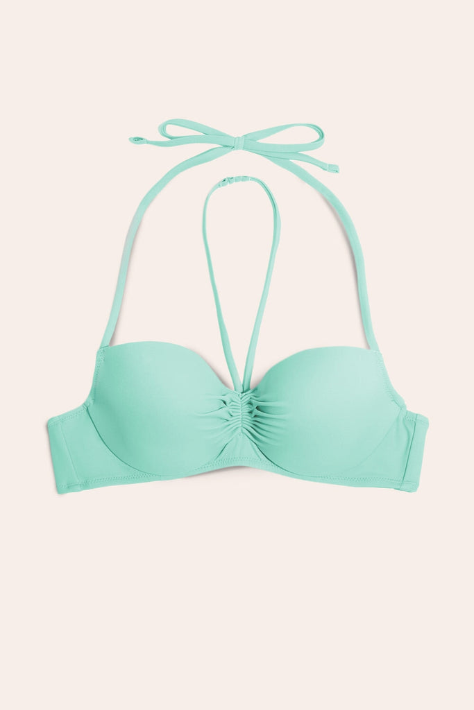 Swim Secret Halter Bikini Top | Cool Mint Chip Bikini Top SAS 