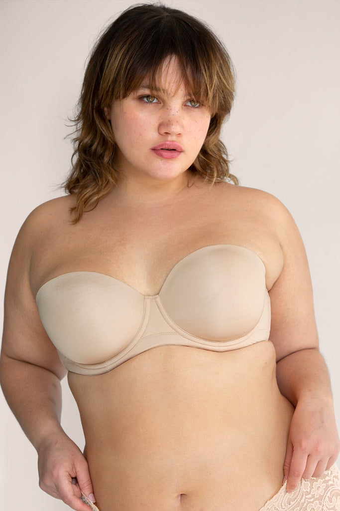 Full Support Light Lined Strapless Bra | In The Buff BRA SAS In The Buff 44C 