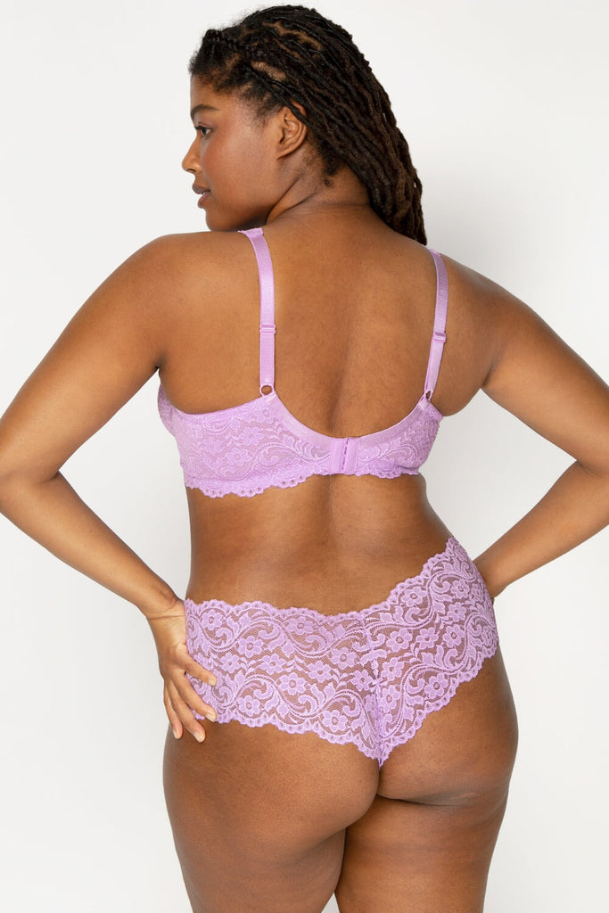 Plus Size Signature Lace Unlined Underwire Bra with Added Support | Stellar Orchid BRA SAS 