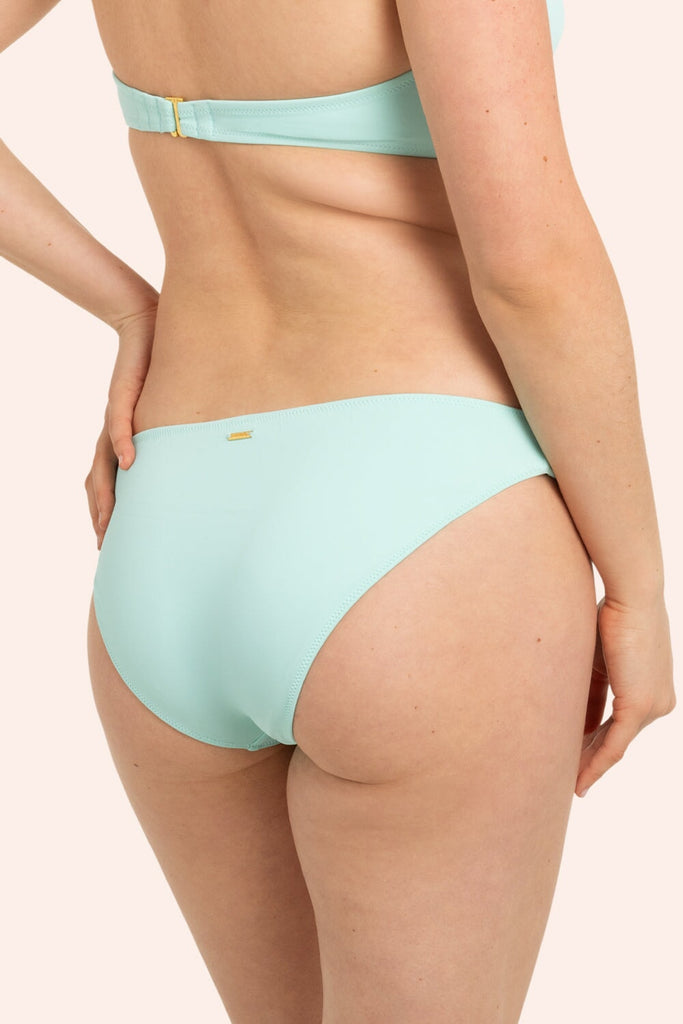 Swim Secret Side Ruched Bikini Bottom | Cool Mint Chip Bikini Bottom SAS 