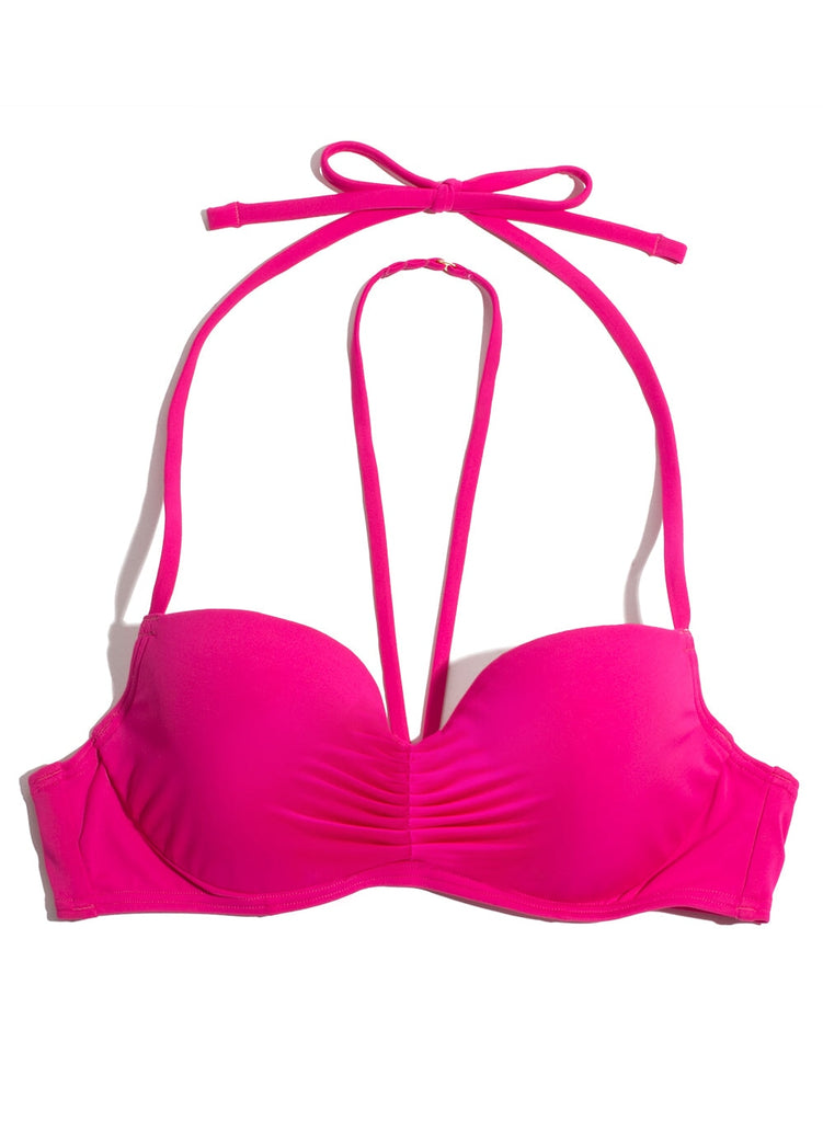 Swim Secret Halter Bikini Top | Fuchsia Sizzle BIKINT SAS 