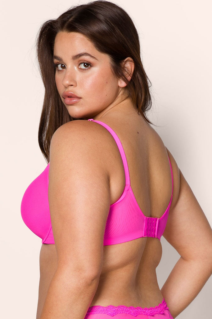 Everyday Invisible Full Coverage T-Shirt Bra | Electric Pink BRA SAS 