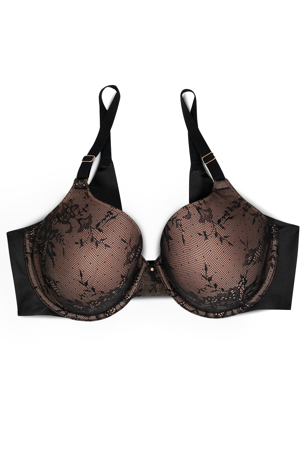 Smooth Lace T-Shirt Bra  Black Hue w/Ballet Fever Smooth Lace – Smart &  Sexy