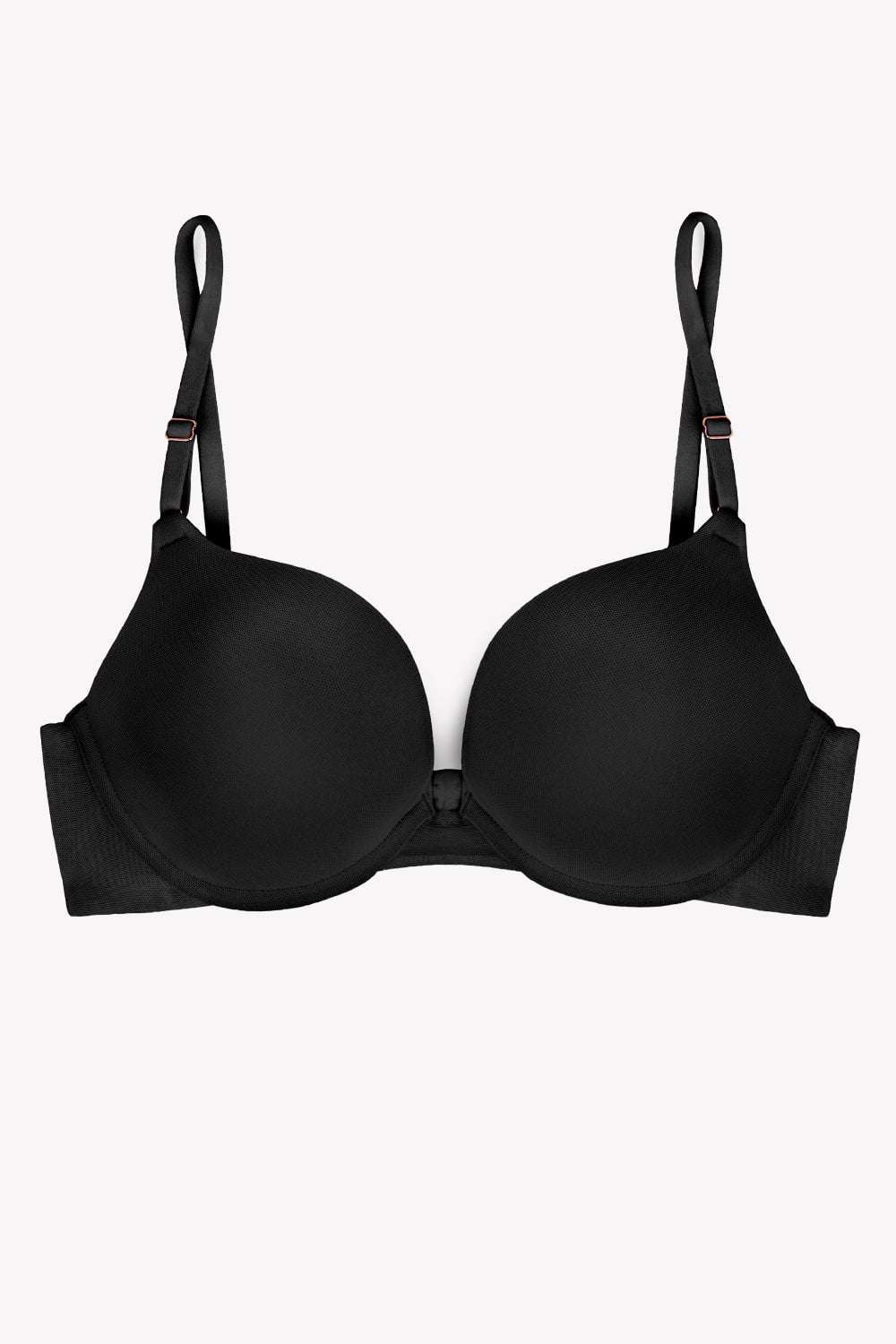 Smart & Sexy Womens Add 2 Cup Sizes Push-Up Bra 2-Pack Black Hue/No No Red  32B