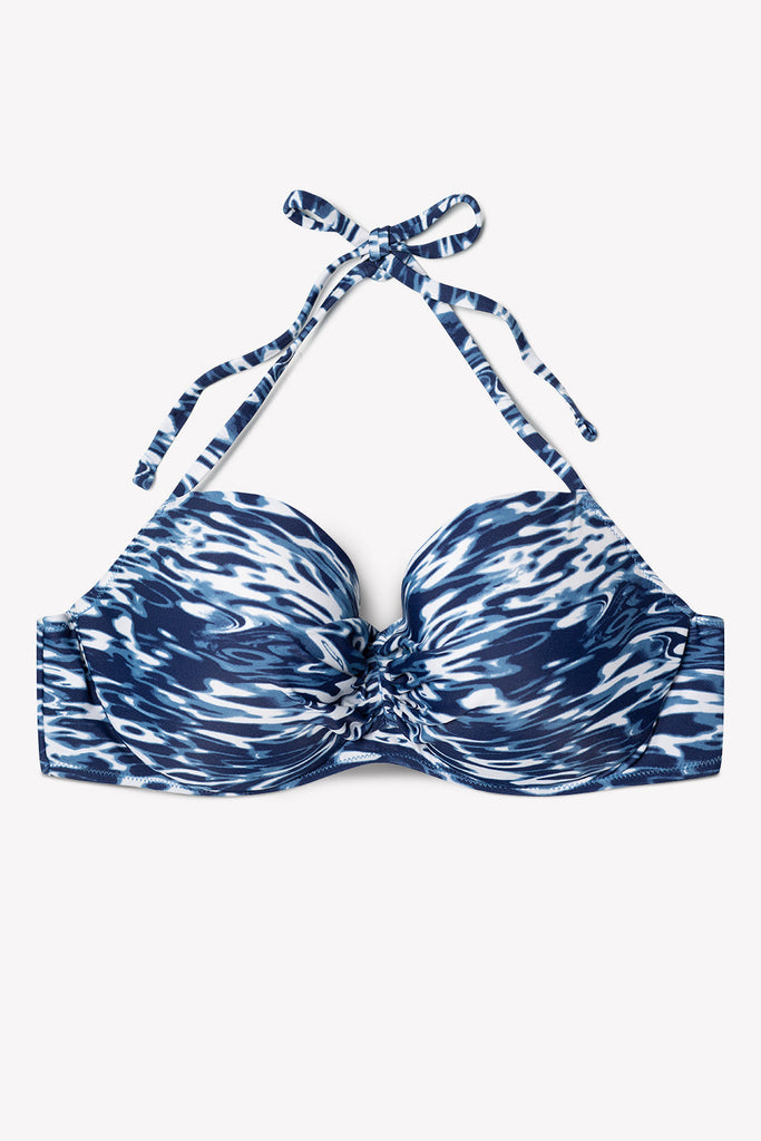 Swim Secret Halter Bikini Top | Fluid Fantasy Print BIKINT SAS 