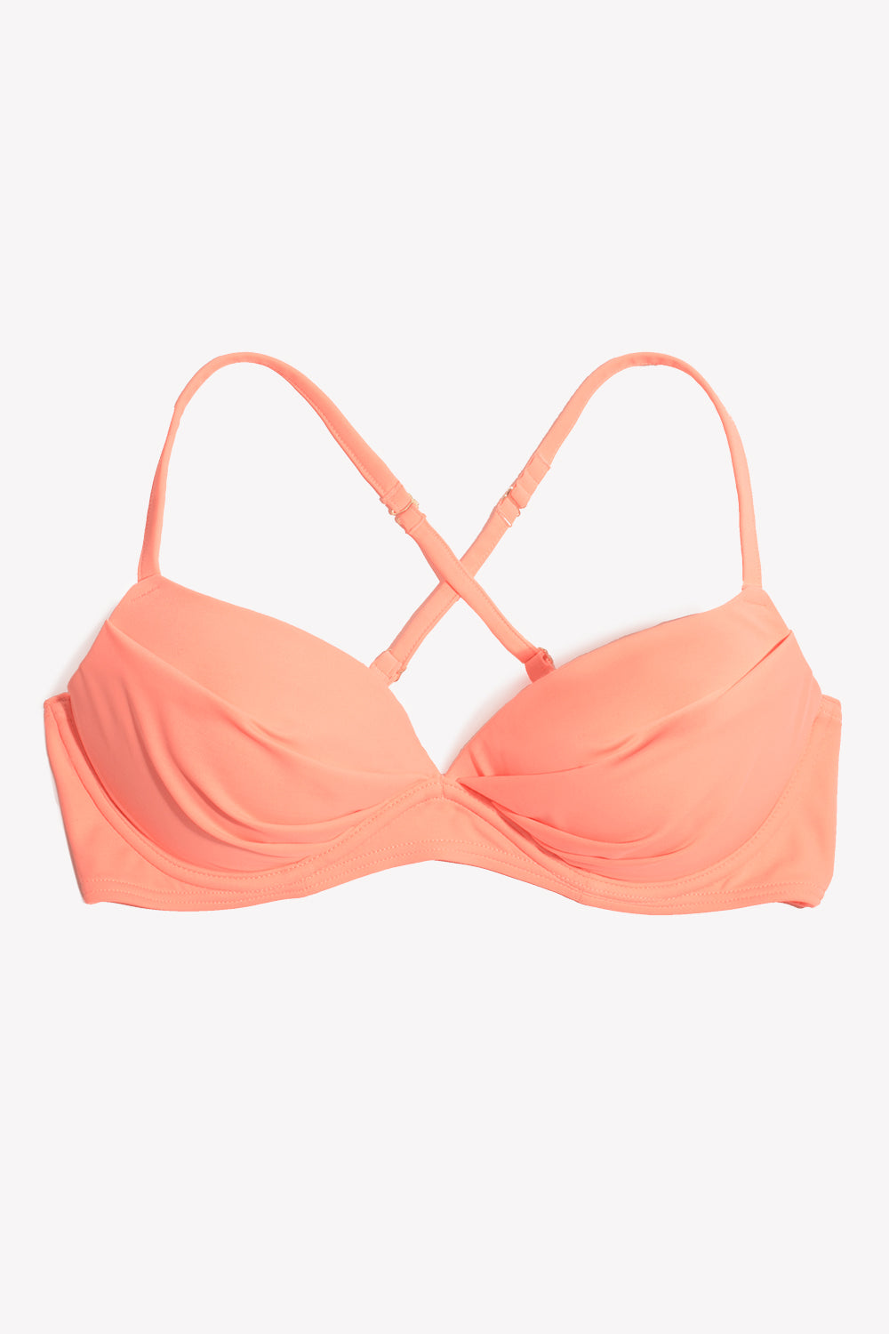 Smart & Sexy Swim Secret Peach Luster Pushup Bikini Top Smart & Sexy Swim Secret Peach Luster Pushup Bikini Top