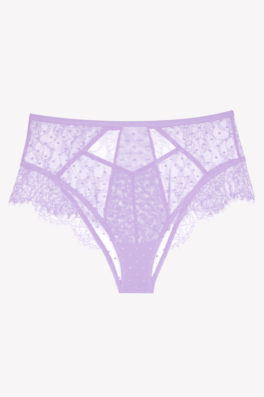 Lace High-Waisted Cheeky Panty