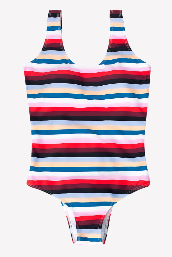 French Cut One Piece Swimsuit | Rhumba Stripes SWM SAS 