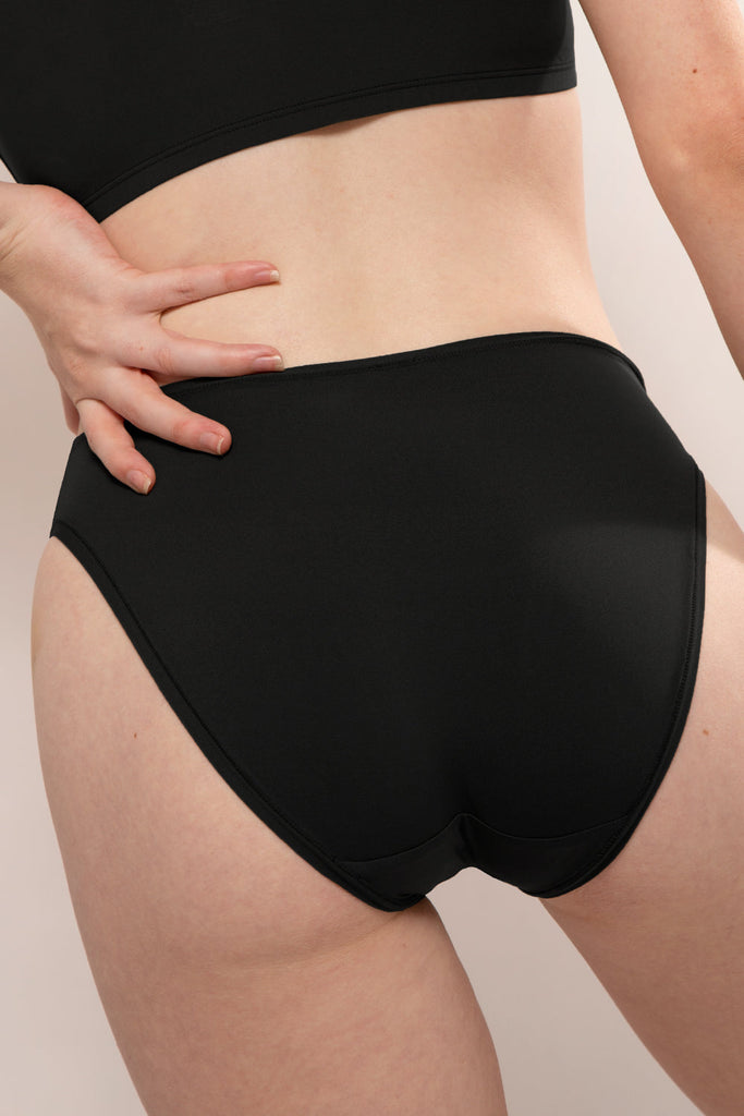 Stretchiest EVER Bikini Panty 2 Pack | Blushing Rose/Black Hue Stretch PANTY SAS 
