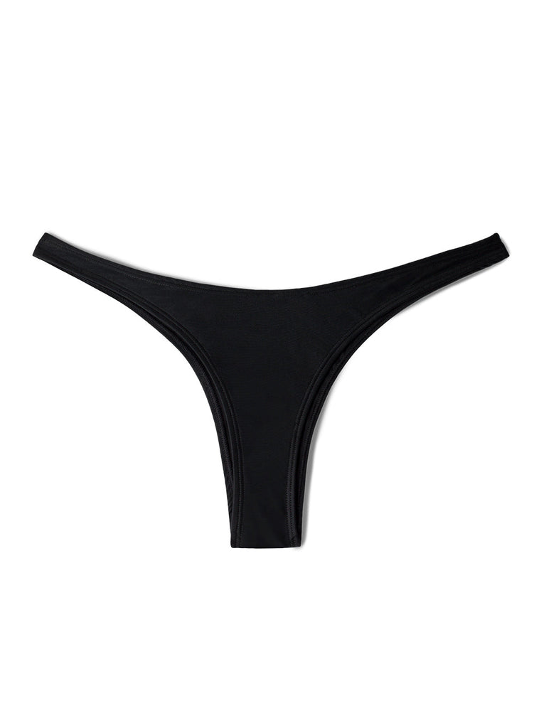 French Cut Brazilian Bikini Bottom | Black Hue SWM SAS 
