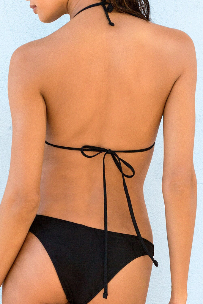 Triangle String Bikini Top | Black Hue SWM SAS 