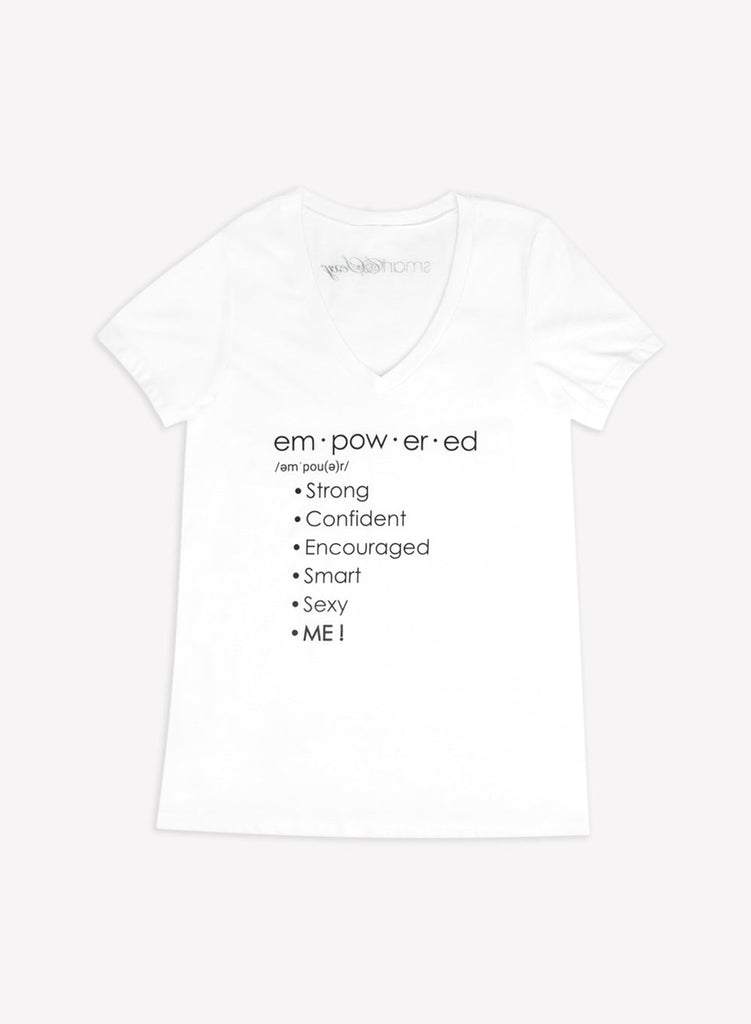 Empowered Graphic V-Neck Shirt | Empowered SLEEPWEAR SAS 