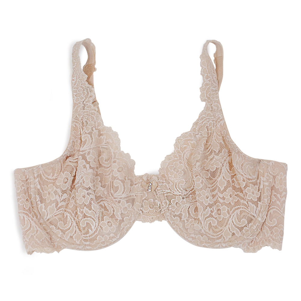 Curvy Signature Lace Underwire Bra With Added Support | In The Buff Lace INT SAS 