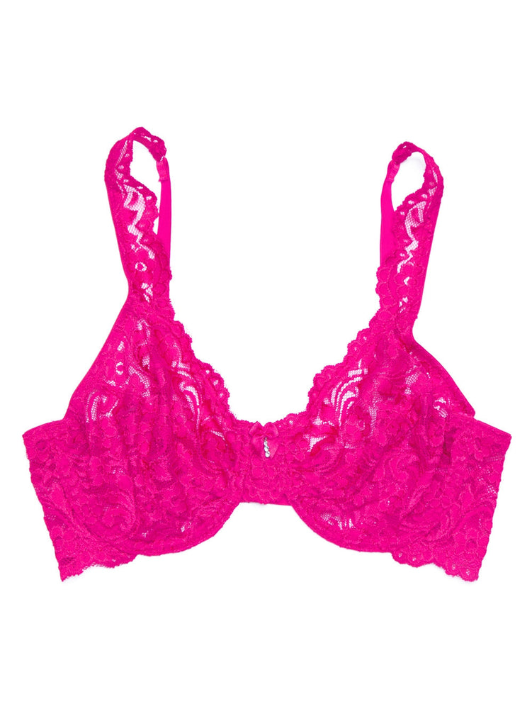Signature Lace Unlined Underwire Bra | M Pink INT SAS 